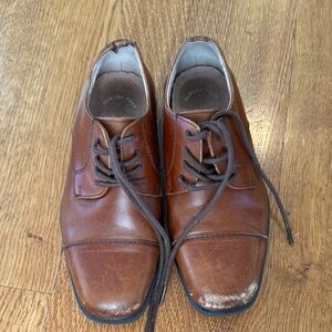 Florshiem Brown Leather Boys dress Shoes